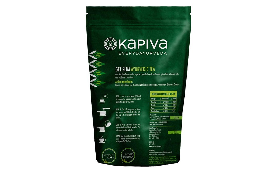 Kapiva Get Slim Ayurvedic Tea    Pack  100 grams